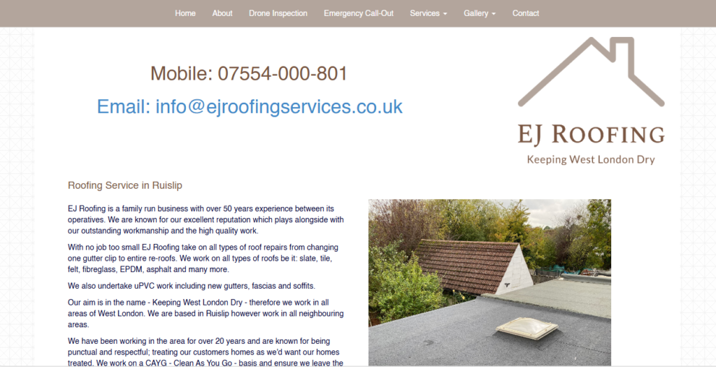 ej roofing